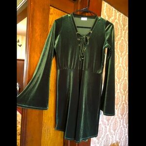 Home Cooked Karma hippie bell sleeve skater dress